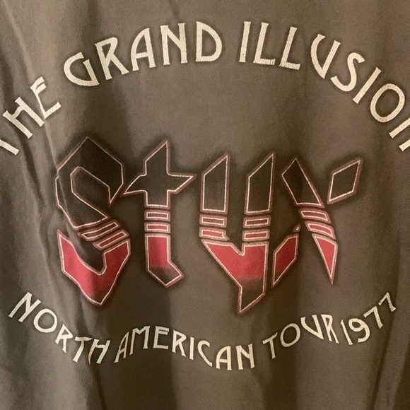 Men’s Vintage STYX - North American Tour 1977 Rock t-shirt XL - Picture 5 of 5
